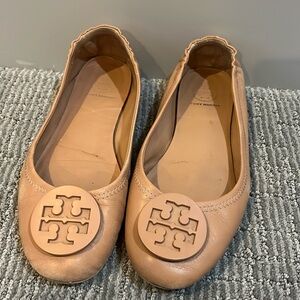 Tory Burch logo flats